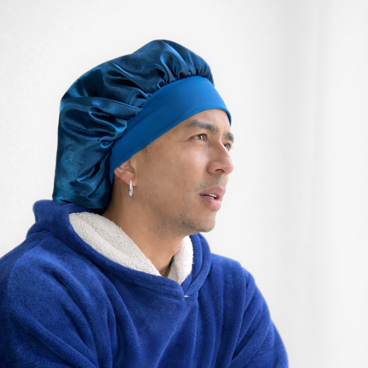 Gorro de Satín Santos Rizos Hombre