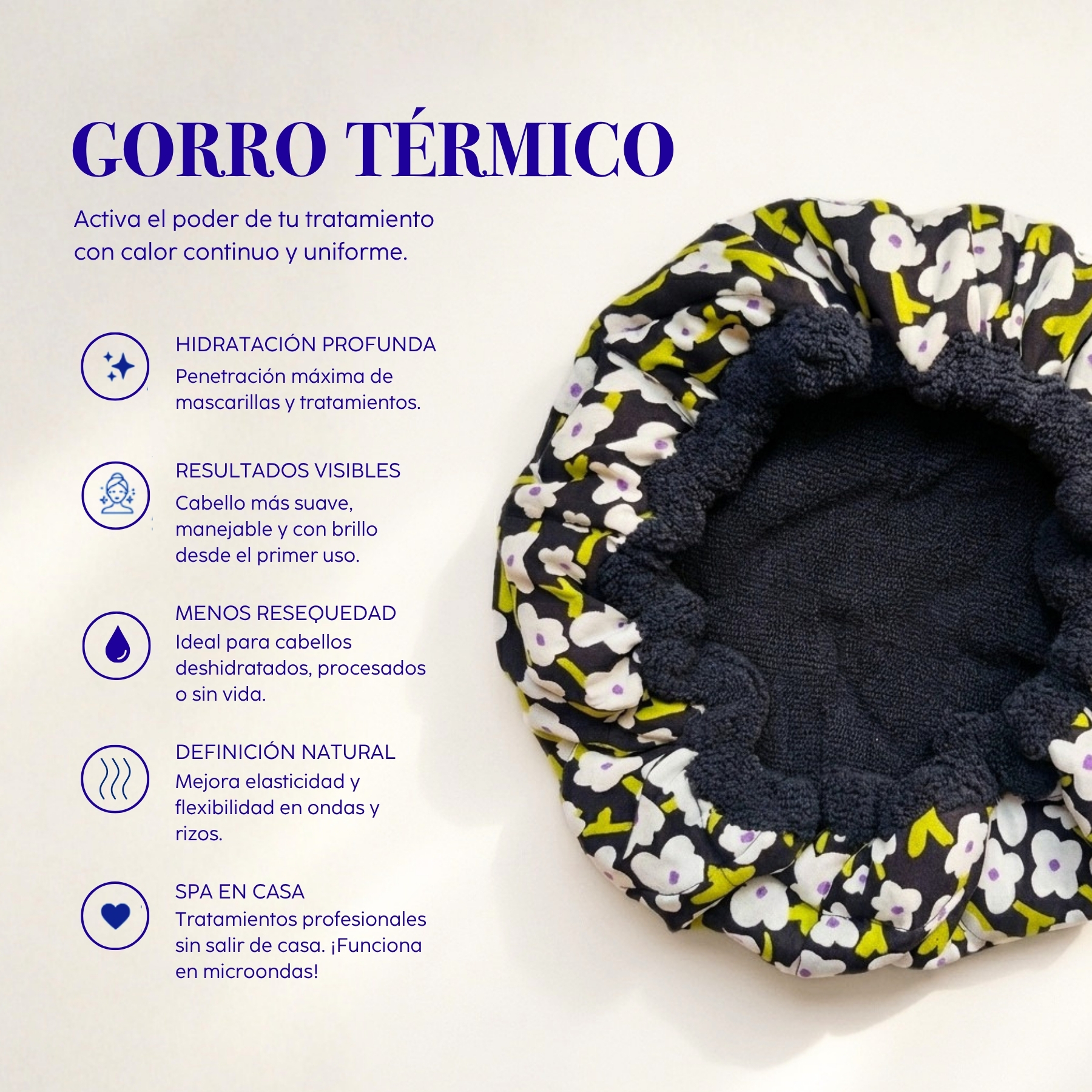 Beneficios Gorro térmico Santos Rizos