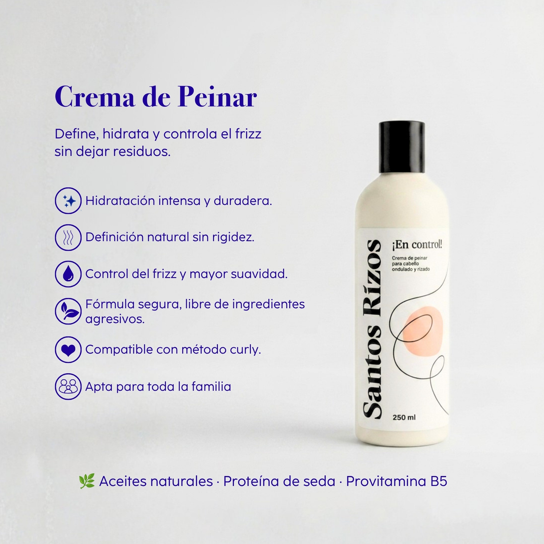 Crema de Peinar Santos Rizos